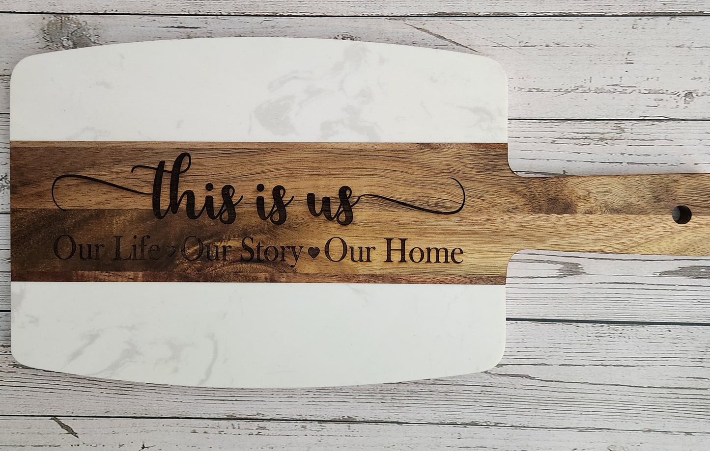 This is Us Cutting Board | Erin 'Spirational Crafts