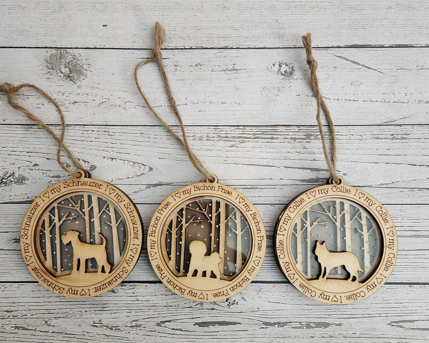 Dog Breed Ornaments | Erin 'Spirational Crafts