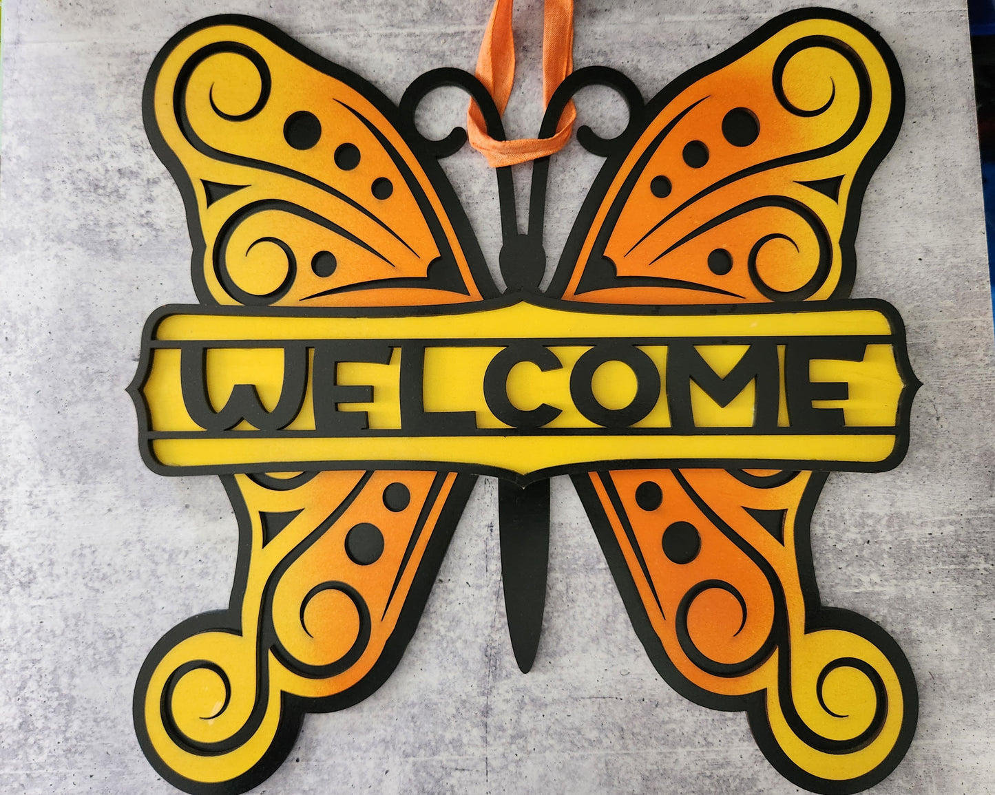 Butterfly Door Hanger | Erin 'Spirational Crafts