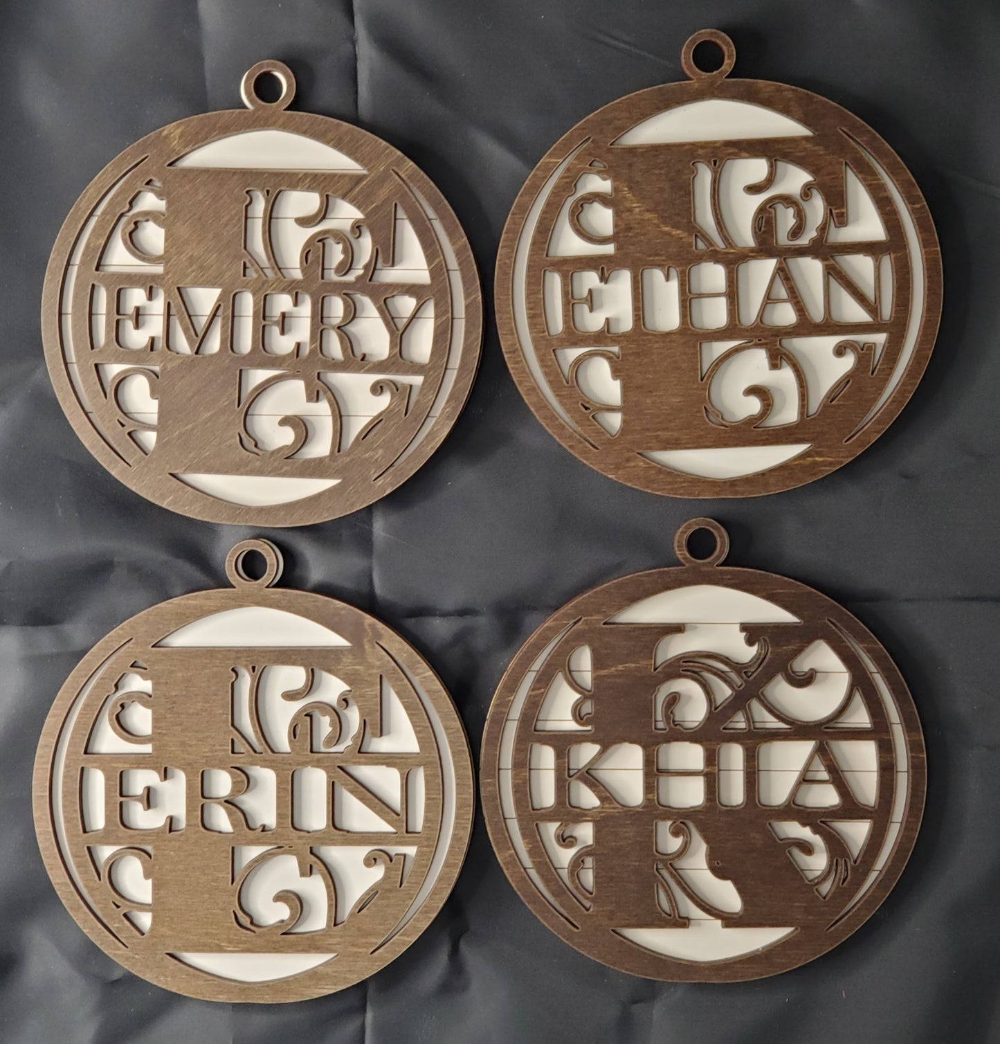 Pre-Order Monogram Ornament | Erin' Spirational Crafts