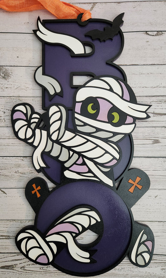 Halloween Mummy Door Hanger | Erin' Spirational Crafts