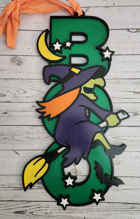 Halloween Witch Door Hanger | Erin' Spirational Crafts