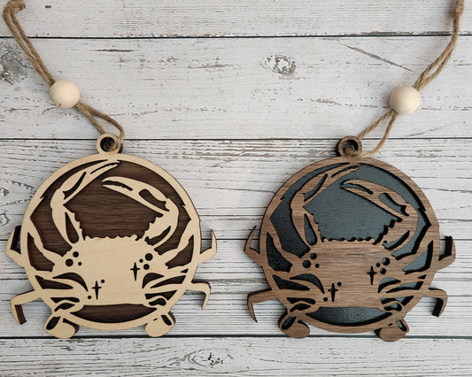 Crab Christmas Ornament| Erin 'Spirational Crafts