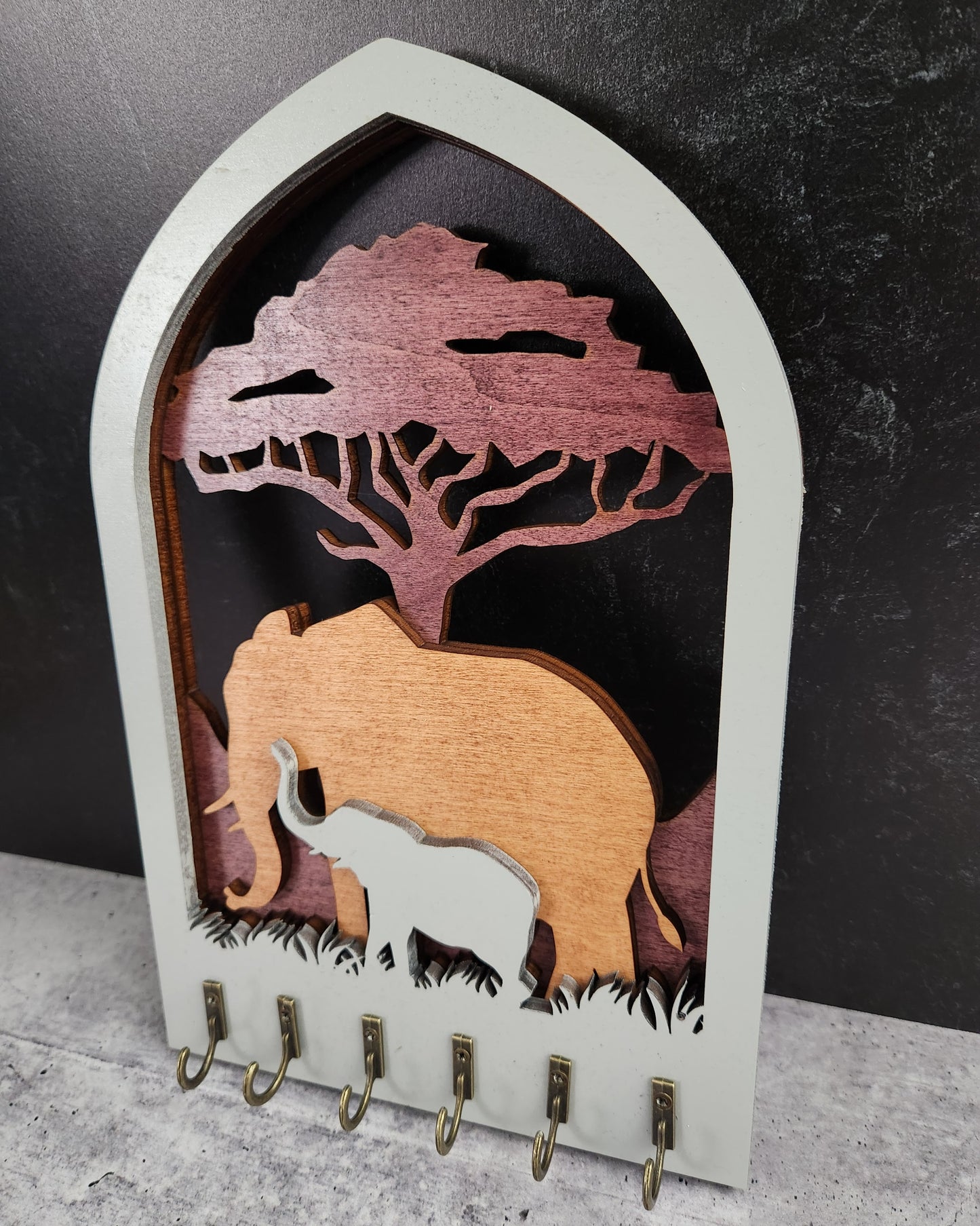 Elephant Key Holder | Erin 'Spirational Crafts