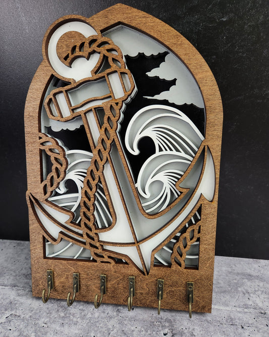 Anchor Key Holder | Erin 'Spirational Crafts