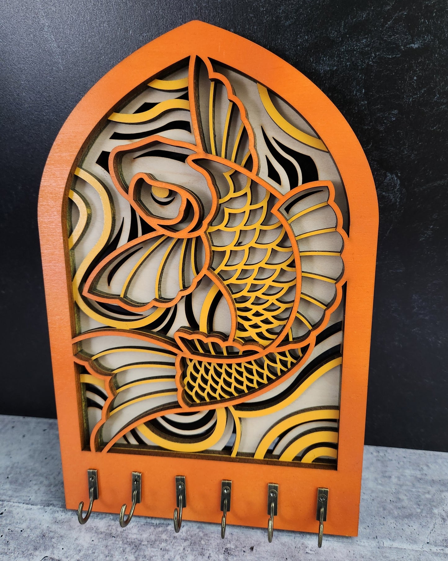 Koi Fish Key Holder | Erin 'Spirational Crafts