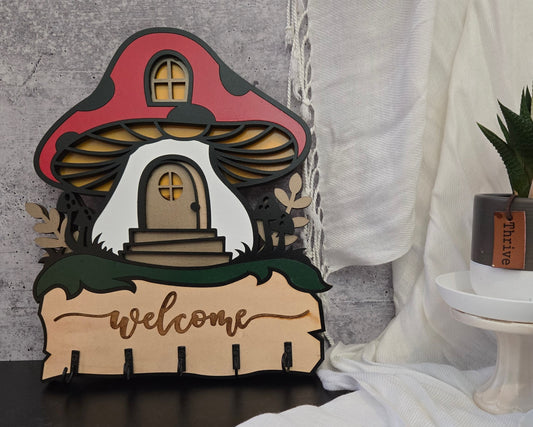 Mushroom Key Holder | Erin 'Spirational Crafts