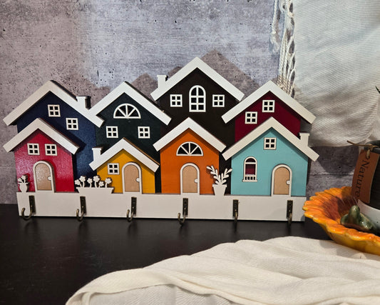 Rowhouse Key Holder | Erin 'Spirational Crafts