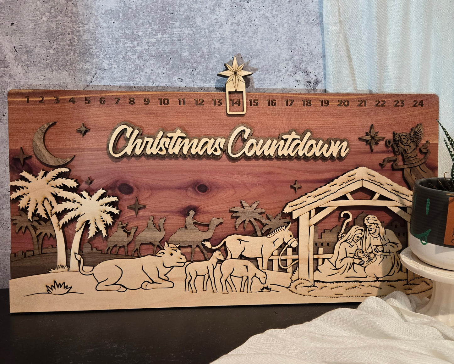 Christmas Countdown Decor | Erin 'Spirational Crafts