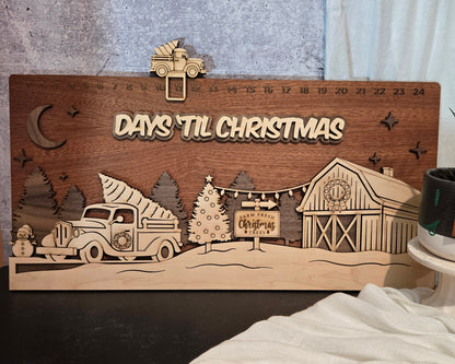 Christmas Countdown Decor | Erin 'Spirational Crafts