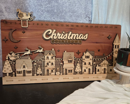 Christmas Countdown Decor | Erin 'Spirational Crafts