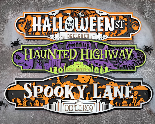 Halloween Signs | Erin 'Spirational Crafts