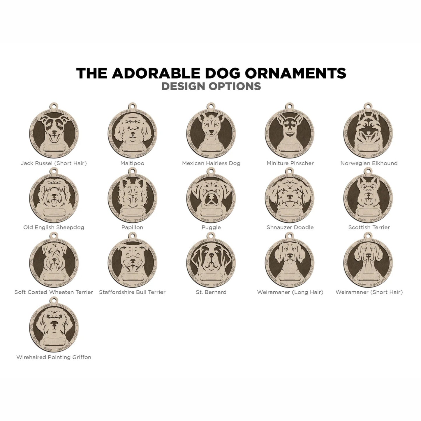 Adorable Dog Ornaments