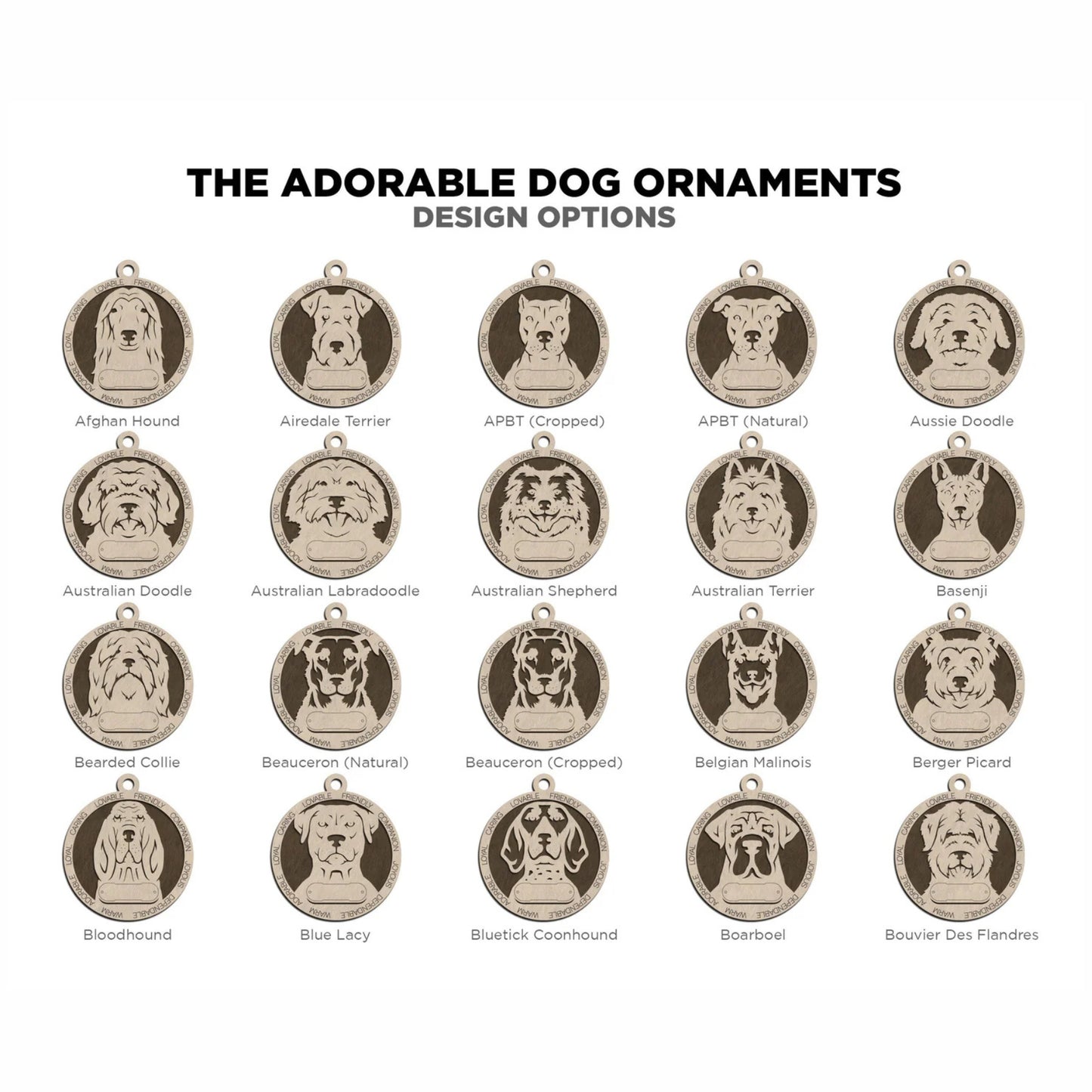 Adorable Dog Ornaments