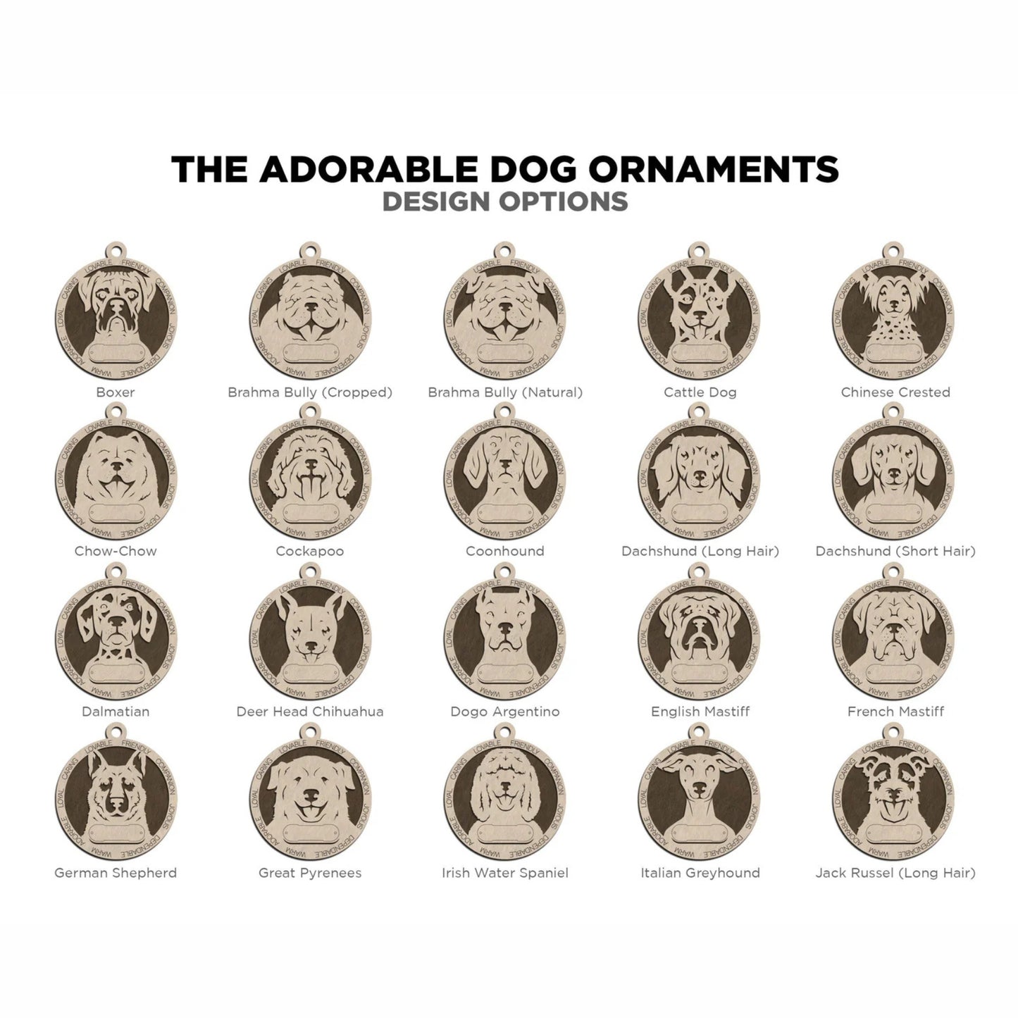 Adorable Dog Ornaments