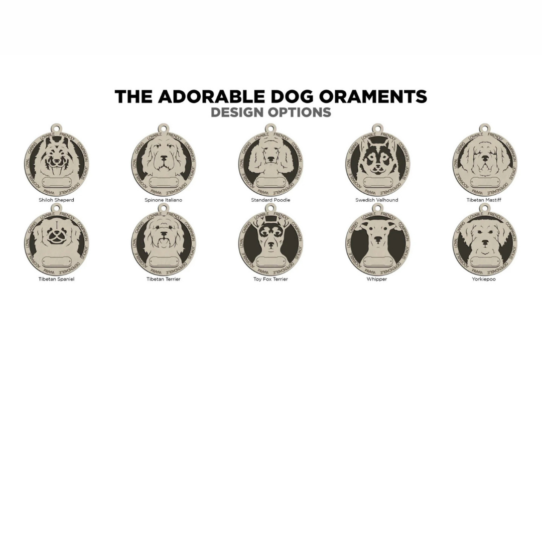 Adorable Dog Ornaments