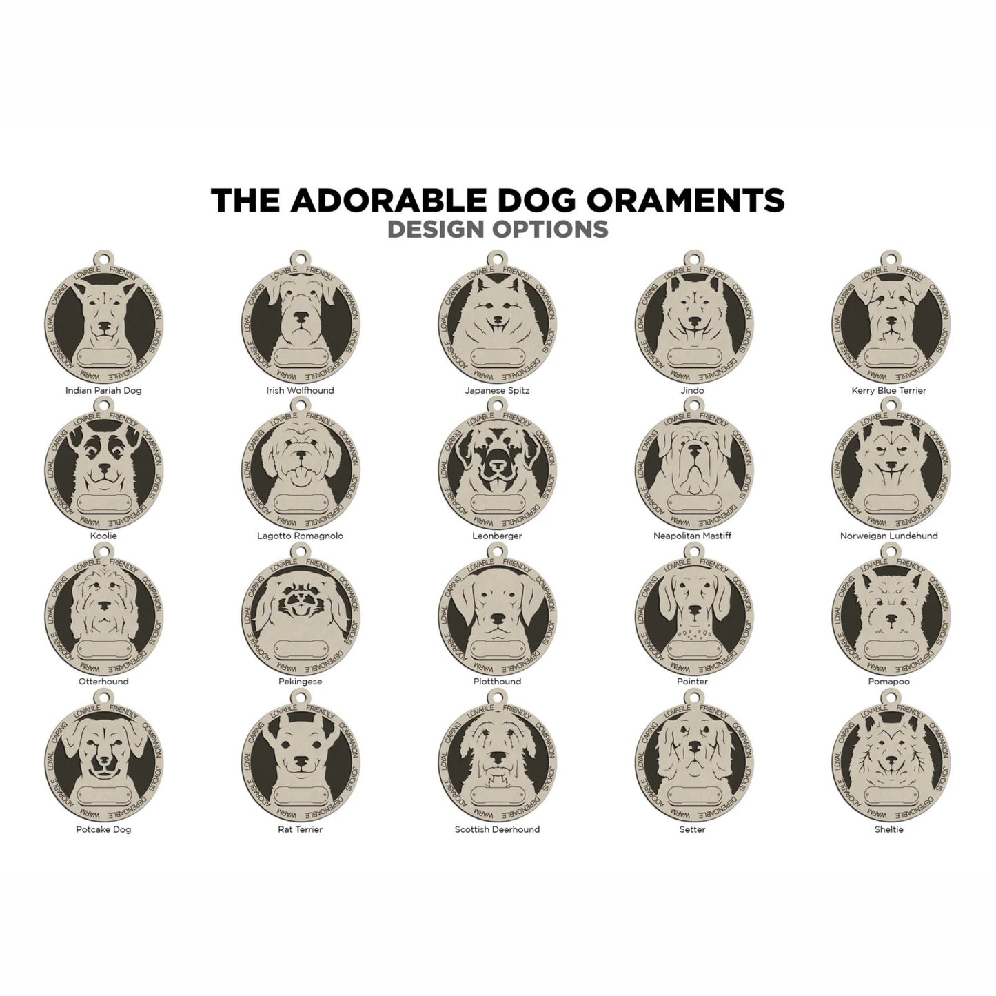 Adorable Dog Ornaments