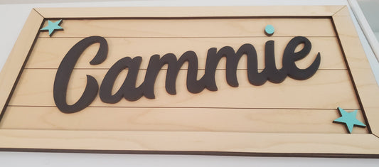 Shiplap Name Sign | Erin' Spirational Crafts