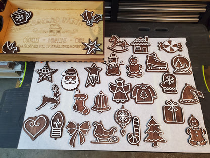Gingerbread Ornaments and Gingerbread Tray  | Erin' Spirational Crafts