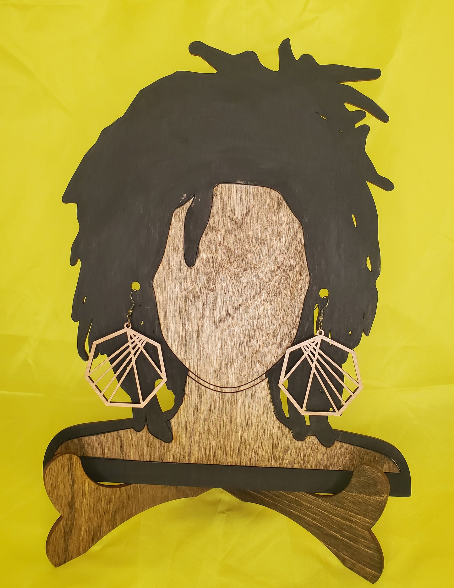 Geometric Heptagon Earrings | Erin' Spirational Crafts