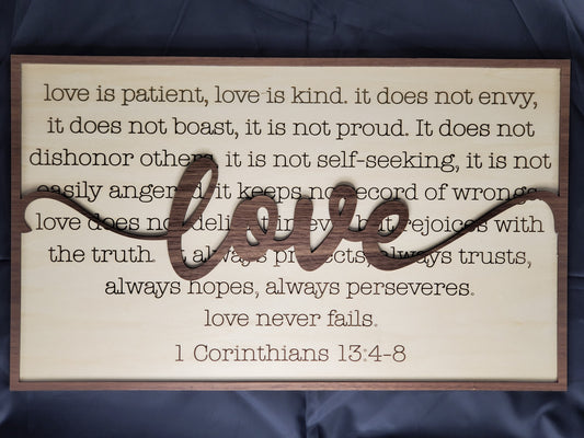 Love is Patient | Erin' Spirational Crafts