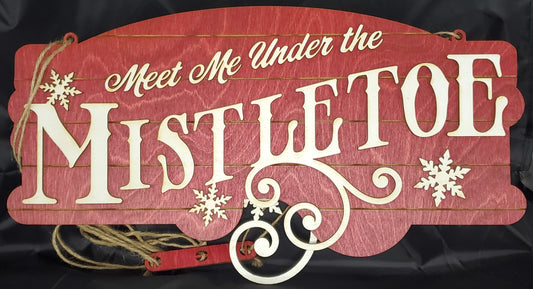 Meet Me Under The Mistletoe | Erin' Spirational Crafts