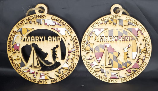 Pre-Order Custom State Christmas Ornaments | Erin' Spirational Crafts