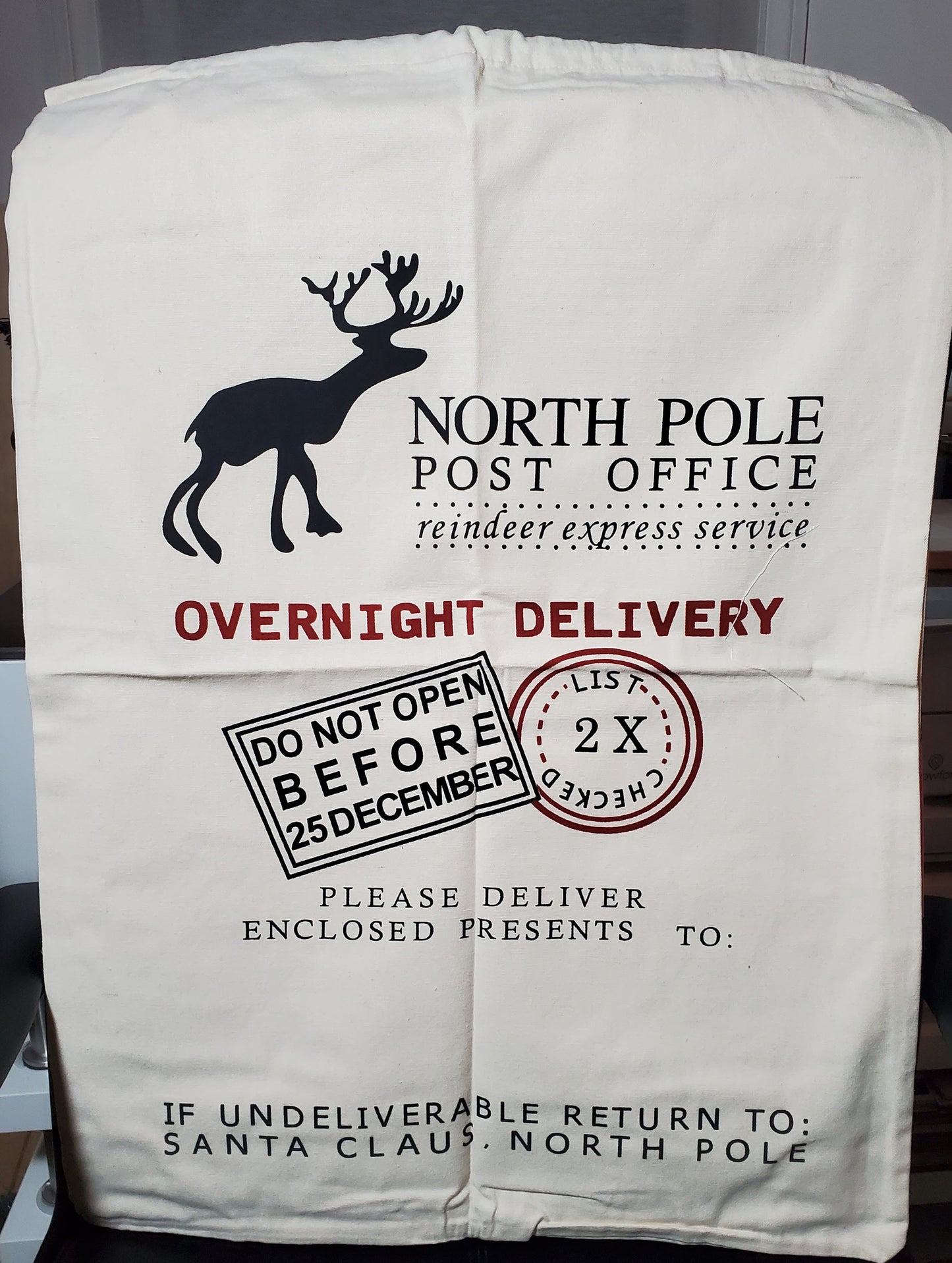 Pre-Order Santa Sacks - Just Add Name | Erin' Spirational Crafts