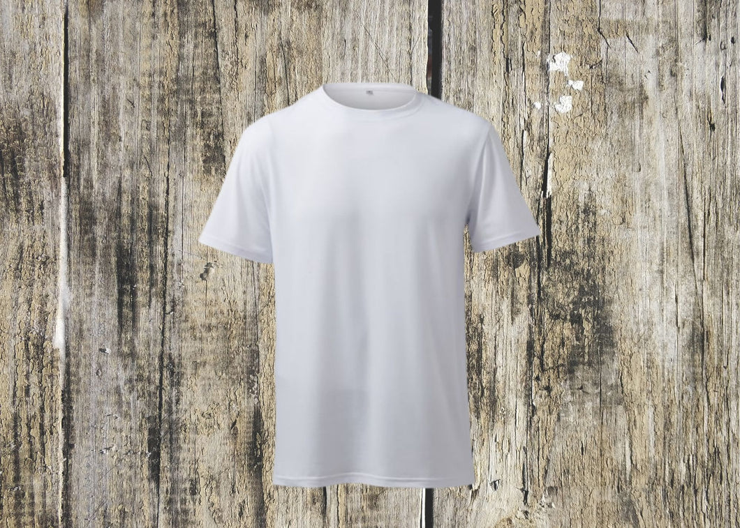 Men's Short Sleeve Crew Neck Polyester T-Shirt | Erin' Spirational Crafts