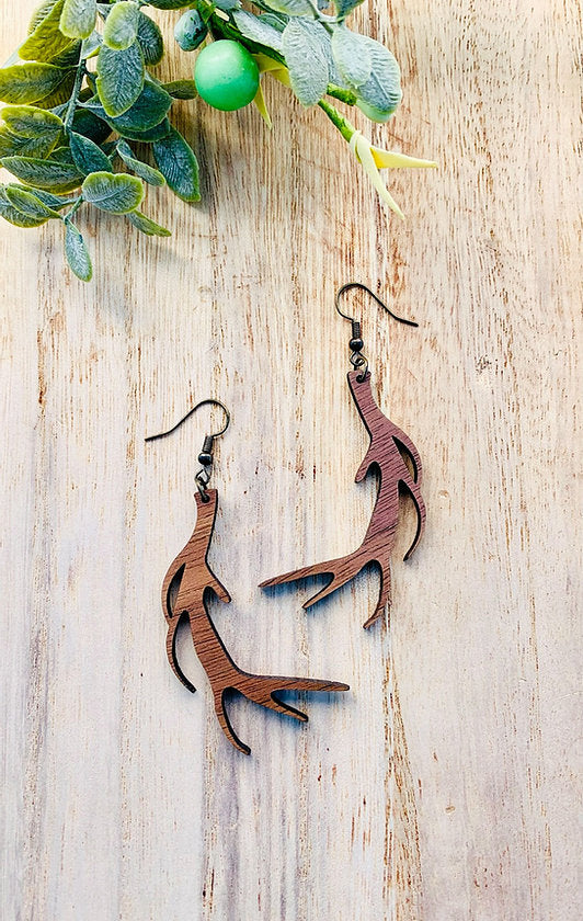 Antler Earrings | Erin' Spirational Crafts