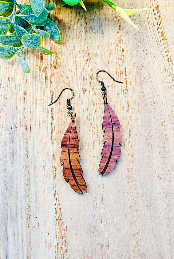 Feather Earrings | Erin' Spirational Crafts