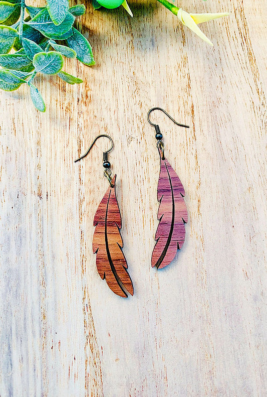 Feather Earrings | Erin' Spirational Crafts