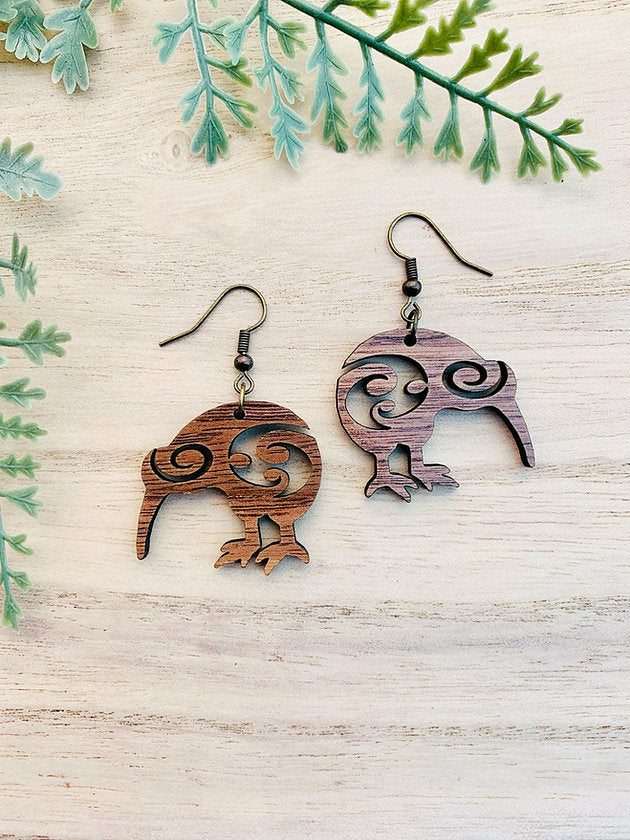 Kiwi Maori Earrings  | Erin' Spirational Crafts